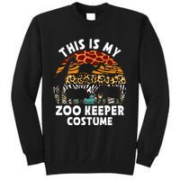 This Is My Zoo Keeper Costume Zoo Garden Animal Lover Keeper Tall Sweatshirt