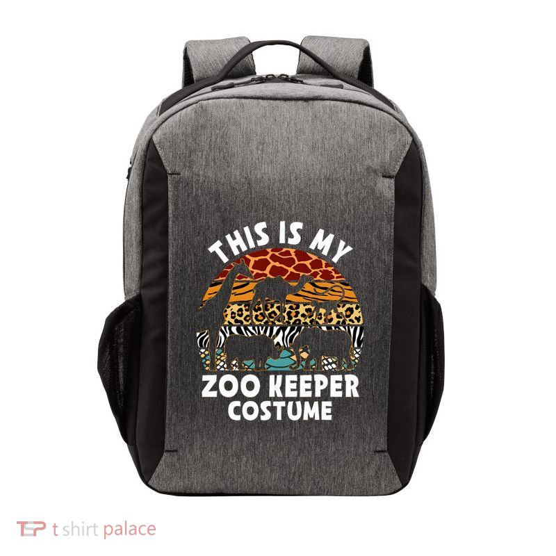 This Is My Zoo Keeper Costume Zoo Garden Animal Lover Keeper Vector Backpack