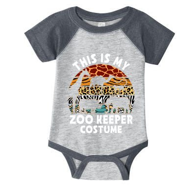 This Is My Zoo Keeper Costume Zoo Garden Animal Lover Keeper Infant Baby Jersey Bodysuit