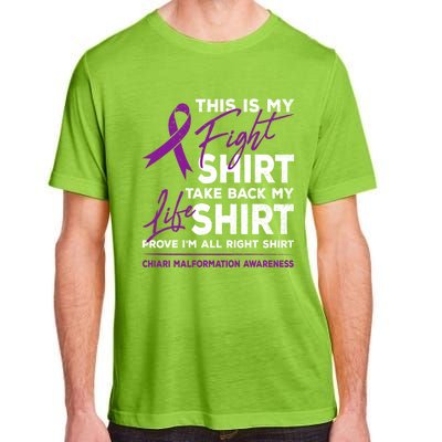 This Is My Fighgift Chiari Malformation Awareness Ribbon Great Gift Adult ChromaSoft Performance T-Shirt