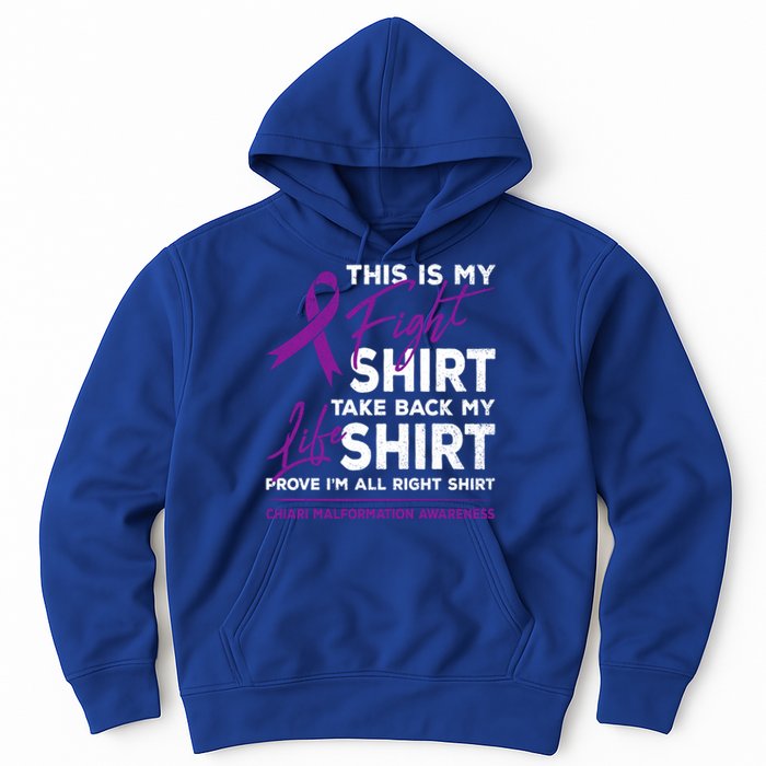 This Is My Fighgift Chiari Malformation Awareness Ribbon Great Gift Hoodie