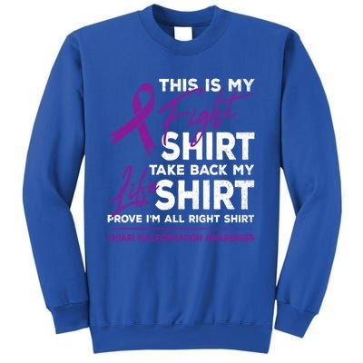 This Is My Fighgift Chiari Malformation Awareness Ribbon Great Gift Sweatshirt