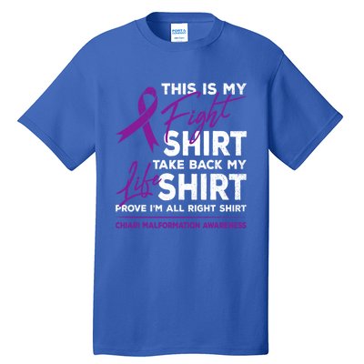 This Is My Fighgift Chiari Malformation Awareness Ribbon Great Gift Tall T-Shirt