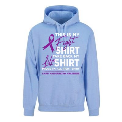 This Is My Fighgift Chiari Malformation Awareness Ribbon Great Gift Unisex Surf Hoodie