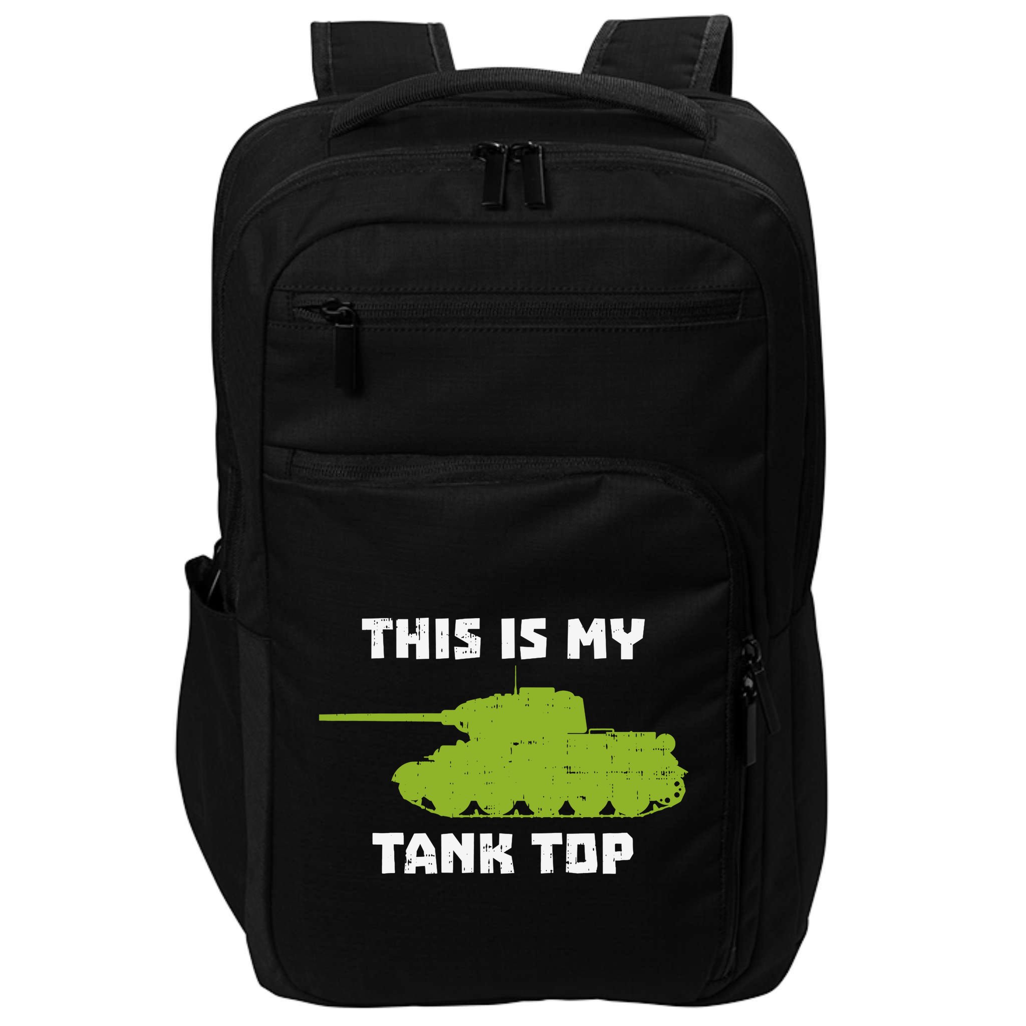 This Is My Tank Top Funny Military Army Impact Tech Backpack