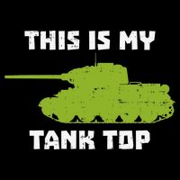 This Is My Tank Top Funny Military Army Impact Tech Backpack