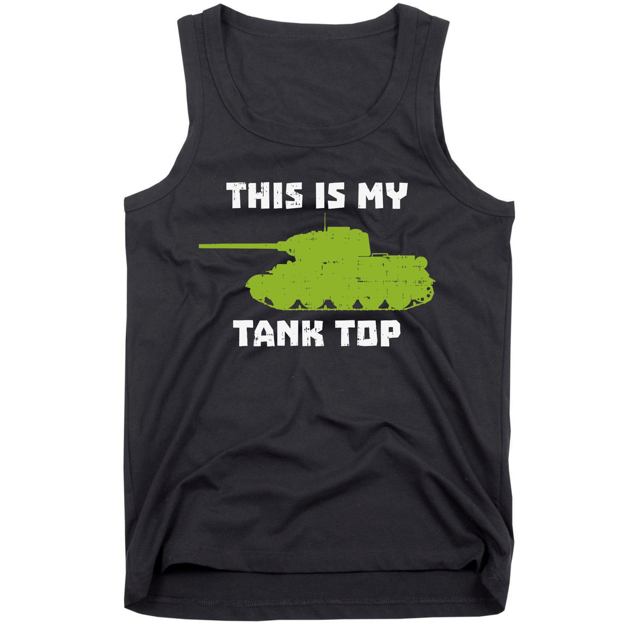 This Is My Tank Top Funny Military Army Tank Top