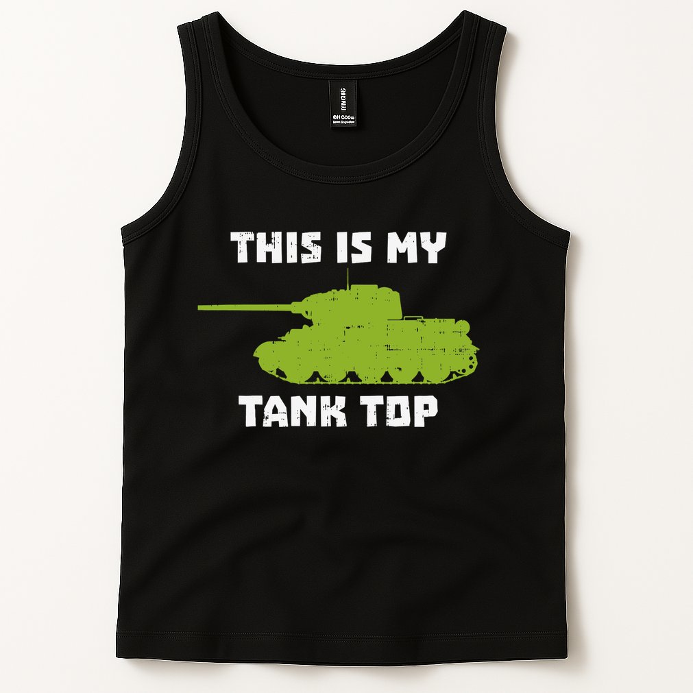 This Is My Tank Top Funny Military Army Tank Top