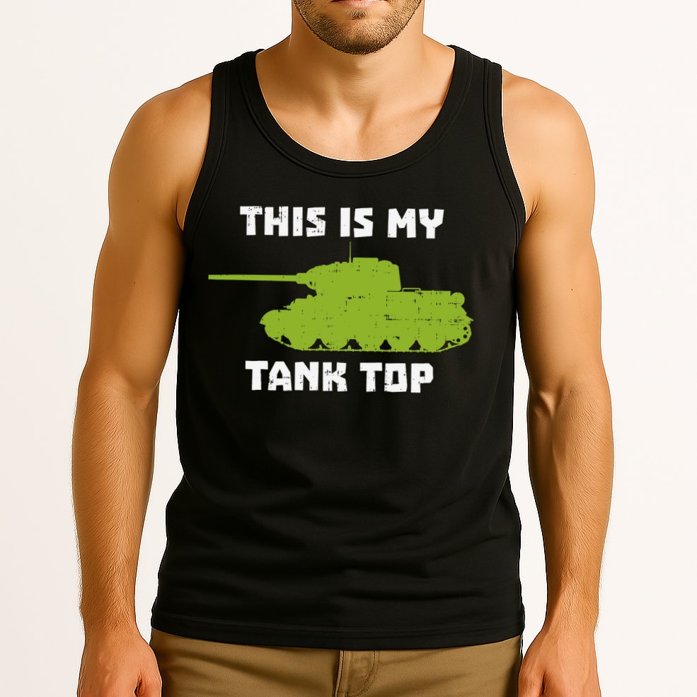 This Is My Tank Top Funny Military Army Tank Top