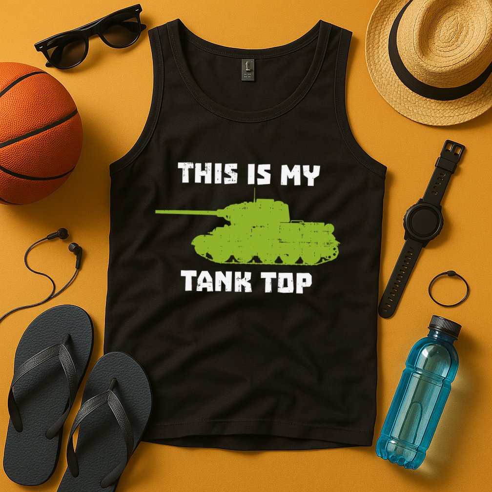 This Is My Tank Top Funny Military Army Tank Top