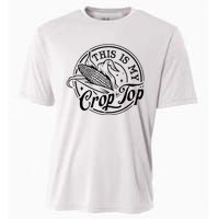 This Is My Crop Top Corn Lover Funny Farmer Farming Cooling Performance Crew T-Shirt