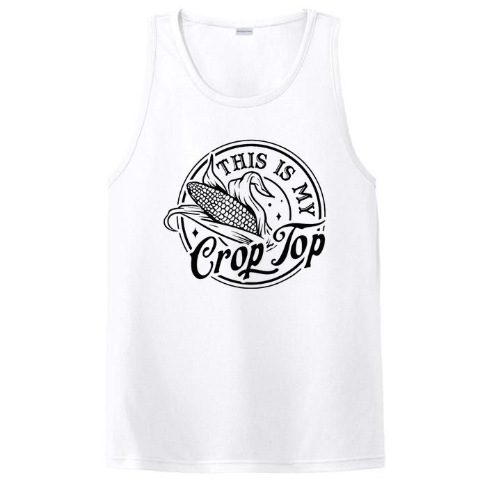 This Is My Crop Top Corn Lover Funny Farmer Farming PosiCharge Competitor Tank