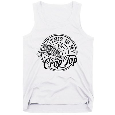 This Is My Crop Top Corn Lover Funny Farmer Farming Tank Top