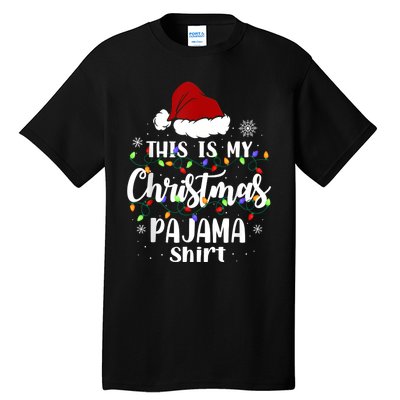 This Is My Christmas Pajama Funny Xmas Pjs Tall T-Shirt