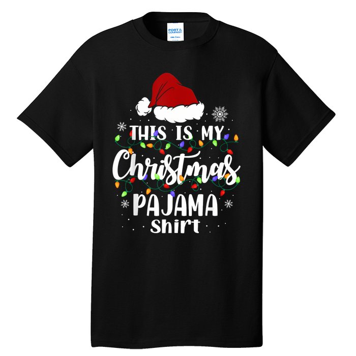 This Is My Christmas Pajama Funny Xmas Pjs Tall T-Shirt