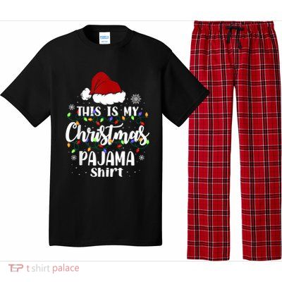 This Is My Christmas Pajama Funny Xmas Pjs Pajama Set