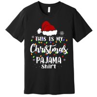 This Is My Christmas Pajama Funny Xmas Pjs Premium T-Shirt