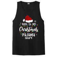 This Is My Christmas Pajama Funny Xmas Pjs PosiCharge Competitor Tank