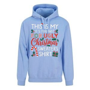 This Is My Its Too Hot For Ugly Christmas Gift Unisex Surf Hoodie