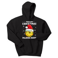 This Is My Christmas Pickleball Pajama Kids Hoodie