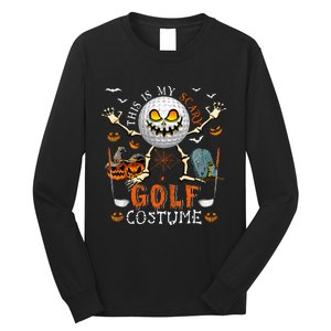 This Is My Scary Golf Costume Halloween Long Sleeve Shirt