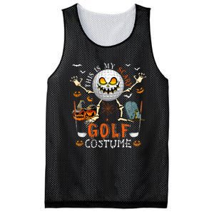 This Is My Scary Golf Costume Halloween Mesh Reversible Basketball Jersey Tank