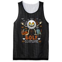 This Is My Scary Golf Costume Halloween Mesh Reversible Basketball Jersey Tank