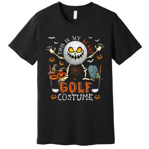 This Is My Scary Golf Costume Halloween Premium T-Shirt