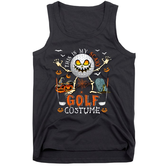 This Is My Scary Golf Costume Halloween Tank Top