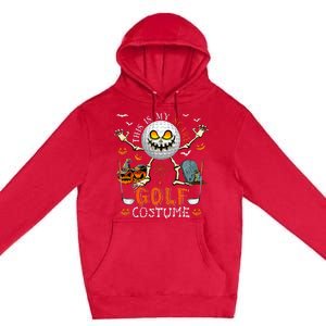 This Is My Scary Golf Costume Halloween Premium Pullover Hoodie