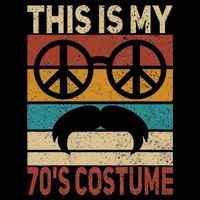 This Is My 70s Costume 70 Styles Men 70s Disco 1970s Outfit Cooling Performance Crew T-Shirt