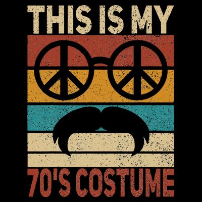 This Is My 70s Costume 70 Styles Men 70s Disco 1970s Outfit T-Shirt