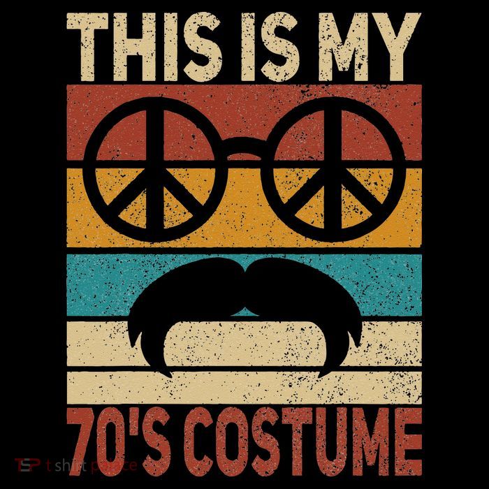 This Is My 70s Costume 70 Styles Men 70s Disco 1970s Outfit T-Shirt