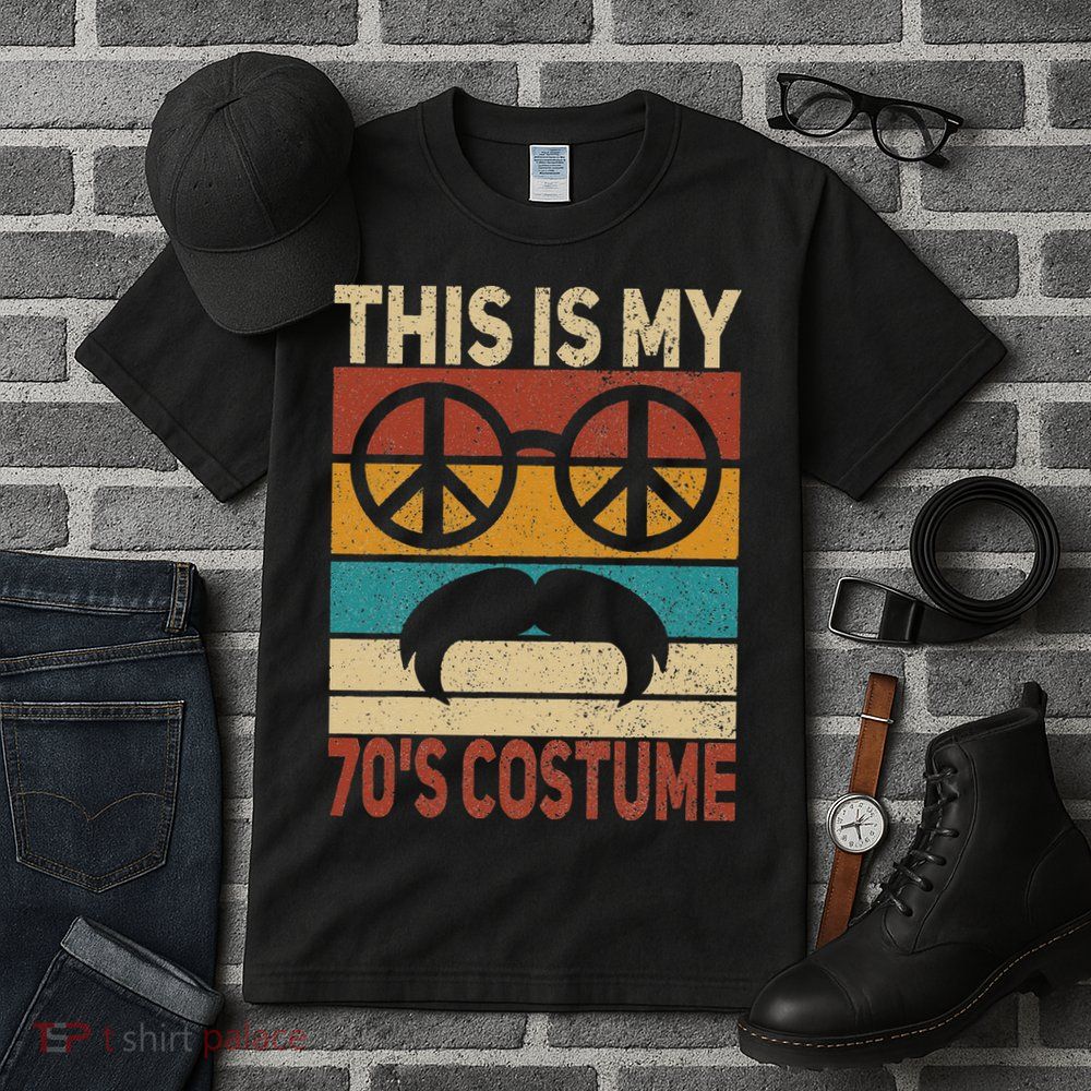 This Is My 70s Costume 70 Styles Men 70s Disco 1970s Outfit Tall T-Shirt