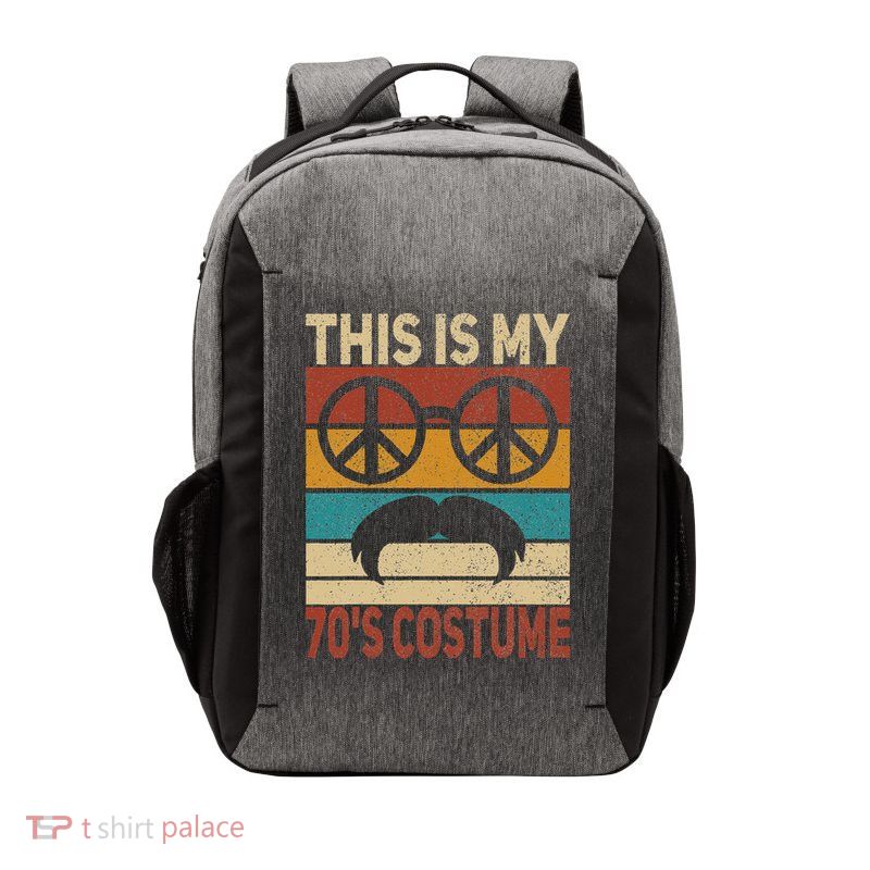 This Is My 70s Costume 70 Styles Men 70s Disco 1970s Outfit Vector Backpack