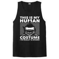 This Is My Human Costume Shark Lovers Marine Biologist PosiCharge Competitor Tank