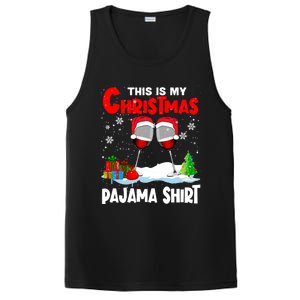 This Is My Christmas Pajama Gift Xmas Santa Wine Er Gift PosiCharge Competitor Tank