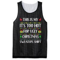 This Is My Its Too Hot For Ugly Christmas Sweaters Mesh Reversible Basketball Jersey Tank