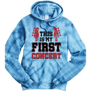 This Is My First Concert Tie Dye Hoodie