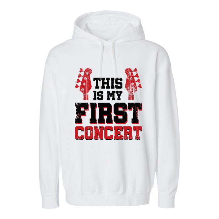 This Is My First Concert Garment-Dyed Fleece Hoodie