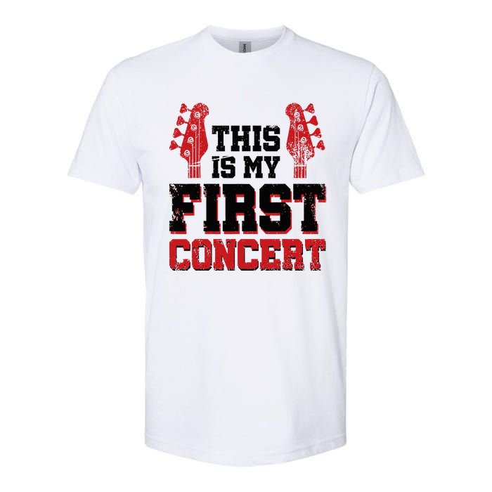 This Is My First Concert Softstyle CVC T-Shirt