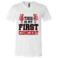 This Is My First Concert V-Neck T-Shirt