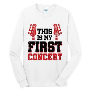 This Is My First Concert Tall Long Sleeve T-Shirt