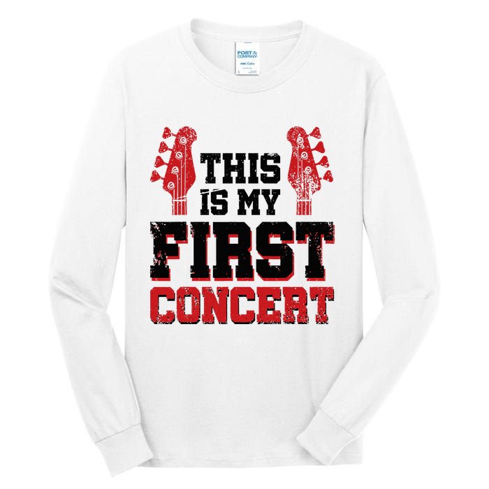 This Is My First Concert Tall Long Sleeve T-Shirt