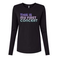 This Is My First Concert Womens Cotton Relaxed Long Sleeve T-Shirt