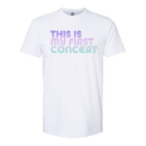 This Is My First Concert Softstyle CVC T-Shirt