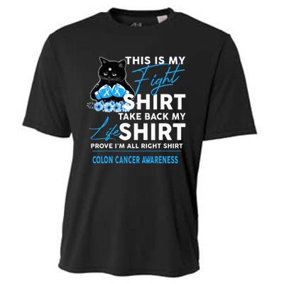 This Is My Fight Colon Cancer Awareness Cooling Performance Crew T-Shirt