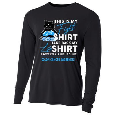 This Is My Fight Colon Cancer Awareness Cooling Performance Long Sleeve Crew