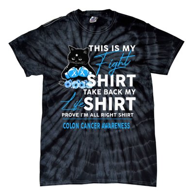 This Is My Fight Colon Cancer Awareness Tie-Dye T-Shirt