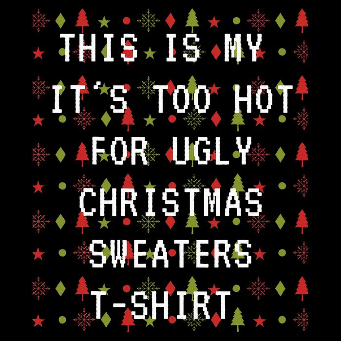This Is My ItS Too Hot For Ugly Sweaters 7-Panel Snapback Hat